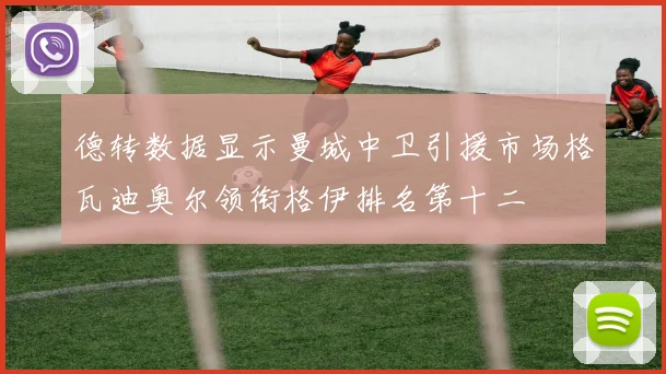 德转数据显示曼城中卫引援市场格瓦迪奥尔领衔格伊排名第十二